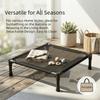 Moisture Proof Pet Camping Bed Non-Slip Cat Sofa Bed Durable Elevated Pet Bed  Indoor Outdoor