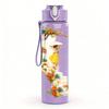 1PC Lady Leg Floral High Heel Art Print 750ml Color Plastic Sports Water Bottle Leakproof Flip Straw Lid Suitable for Sports Office Home Use