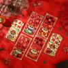6pcs Traditional God of Wealth Red Envelope Cartoon Lucky Money Bags Money Packet  New Year Gifts