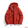 Windproof Waterproof Fleece-Lined Mountain Windbreaker Jacket for Skiing & Hiking