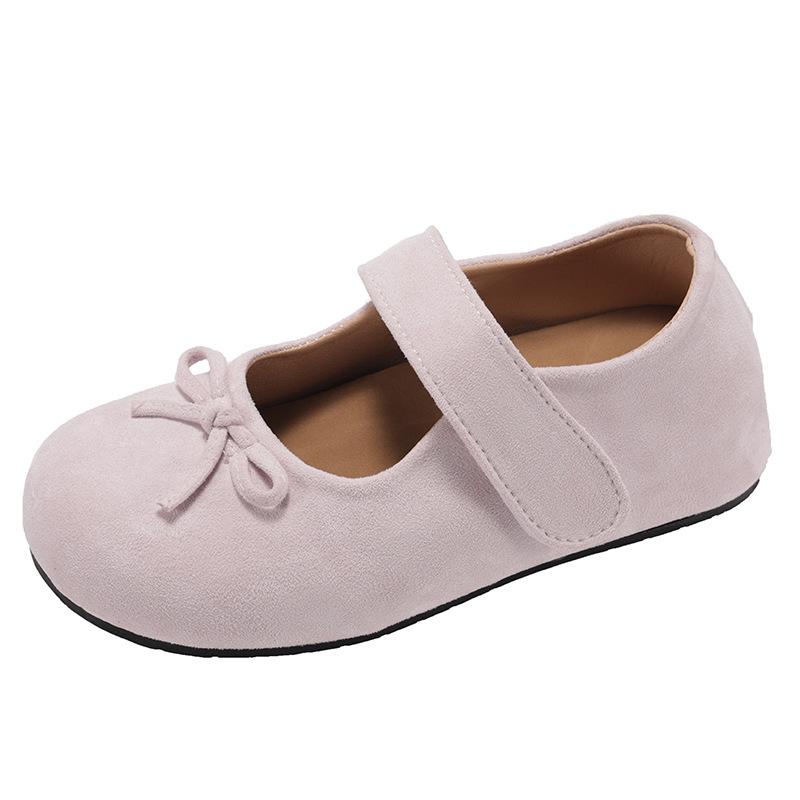 Fashion Versatile Bow Spring Mary Jane Shoes Children's Summer 2025 New with Skirt Flat Single Shoes Tide