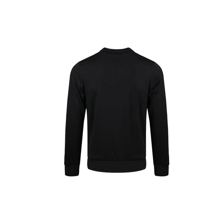 Adidas E PLN Crew FT Knit Pullover Sweatshirt Men Sweatshirt Black DU0395