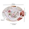 Set di Piatti in Ceramica Dipinti a Mano: Piatti per Gioielli, Salse e Condimenti con Spedizione Gratuita