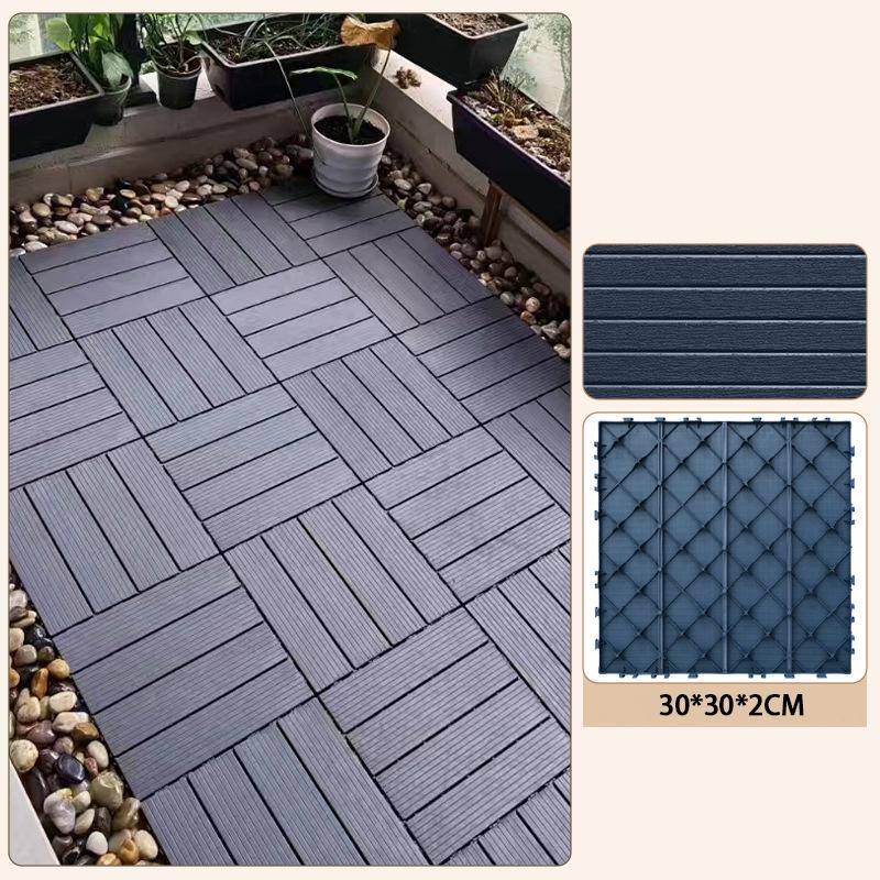 Odolné Recyklovatelné Dřevoplastové Propojitelný Terasové Dlaždice Voděodolné Vnitřní Venkovní Podlahy