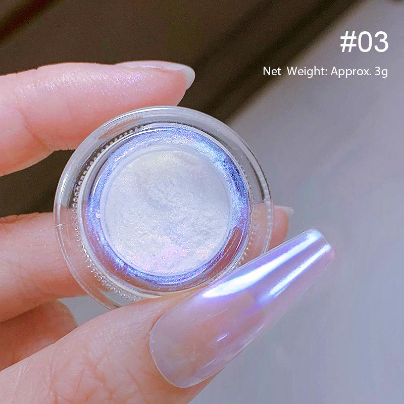 

Aurora Iridescent Magic Mirror Nail Shimmer Powder