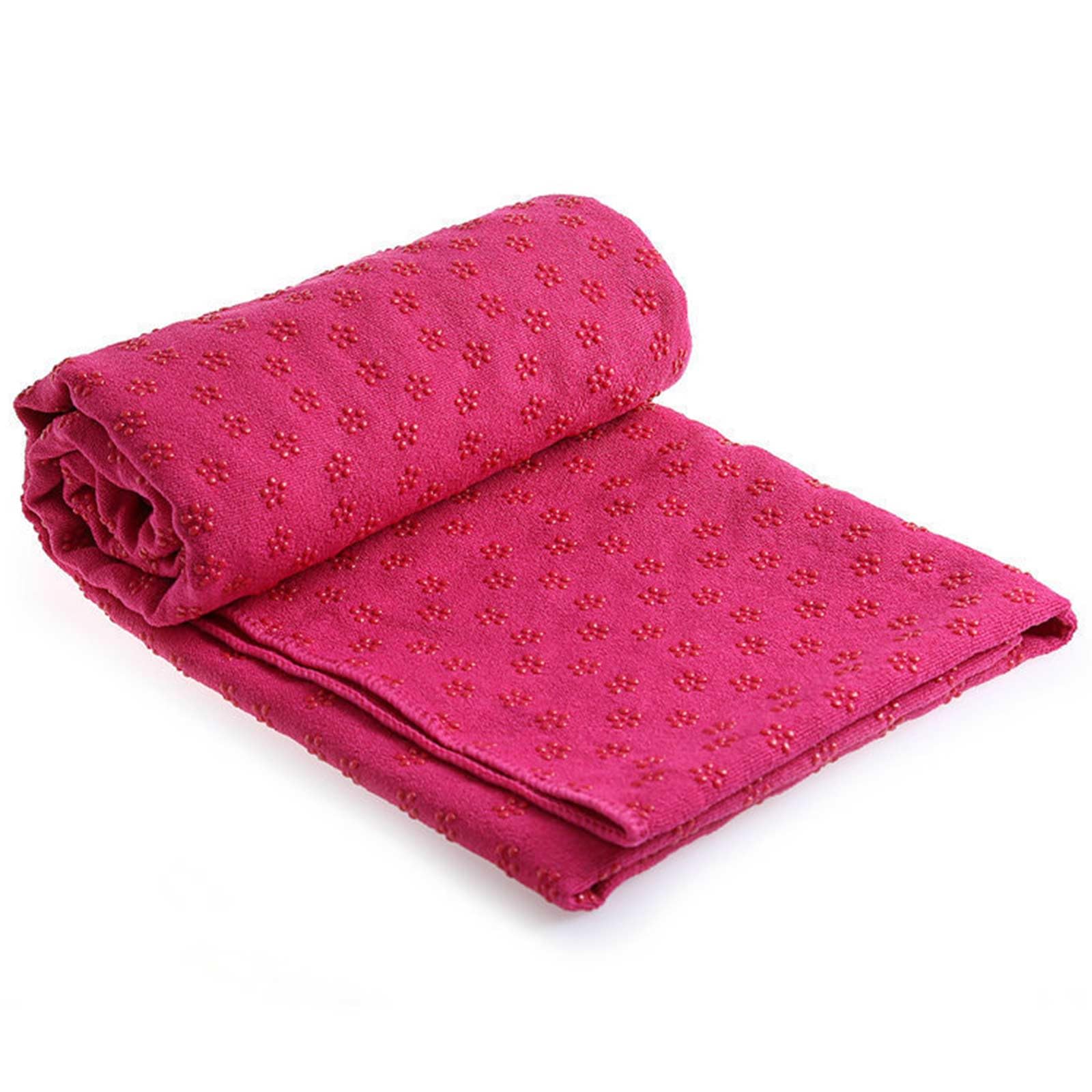 

Stylish Yoga Yoga Yoga Perfect for Hot and Training Rug, Mat, Towel, Non-Slip, Yoga, Stretching, Exercise, (Rose Red)