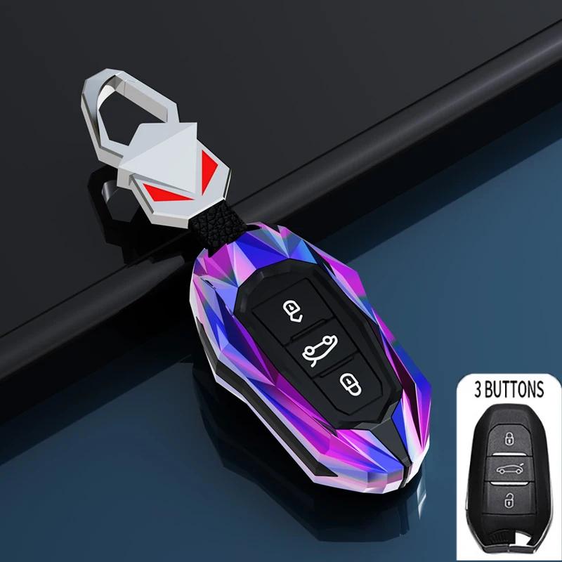 Hot Interior Mouldings Car Remote Key Case Cover Shell For Peugeot 308 408 508 2008 3008 4008 5008 Citroen C4 C4L C6 C3-XR Picas