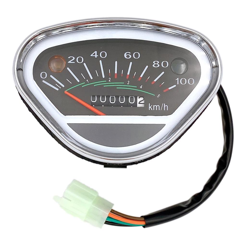 Meliore Aftermarket Honda Speedometer Rice Ball Shaped for Dax Chaly (100km/h, 80km/h, 100km/h) - Custom Motorcycle Dress-Up Parts