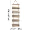 1PC Decorative Rustic Wooden Climbing Frame Flower Rack Space-Saving Vertical Garden Wall Decor Wood S/M/L