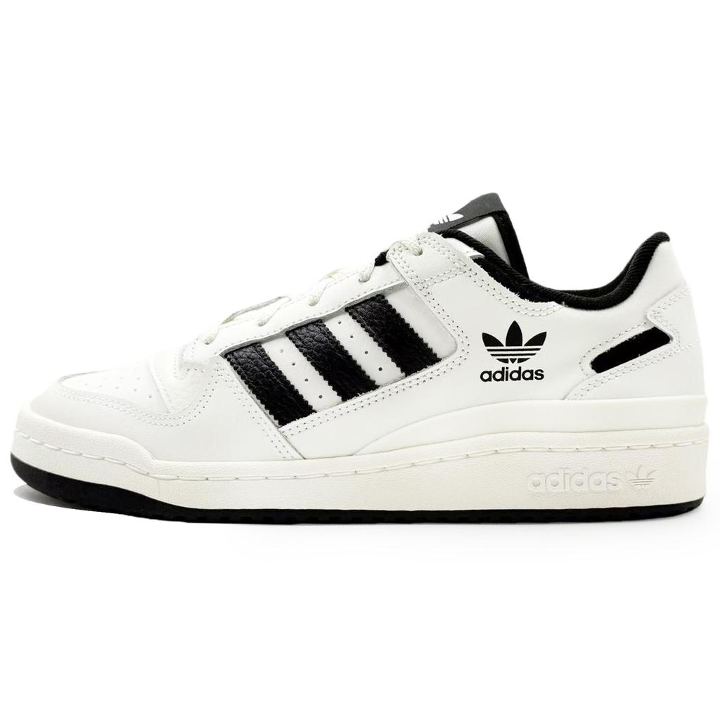 Adidas Originals FORUM Low Cl Low top Skateboard Shoes Unisex Black White IH7830(Team1181- S)