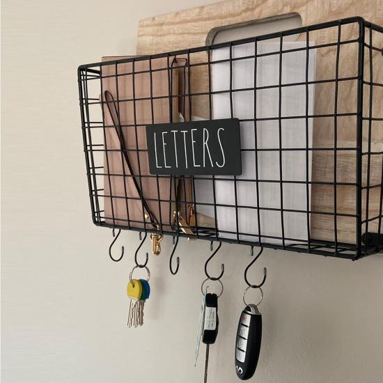 20 Pack 3.15 Inch S Hooks Stainless Steel Hanging Hooks Heavy Duty S Hooks for Hanging Kitchenware, Pots, Pans, Plants, Clothes, Towels in Kitchen,