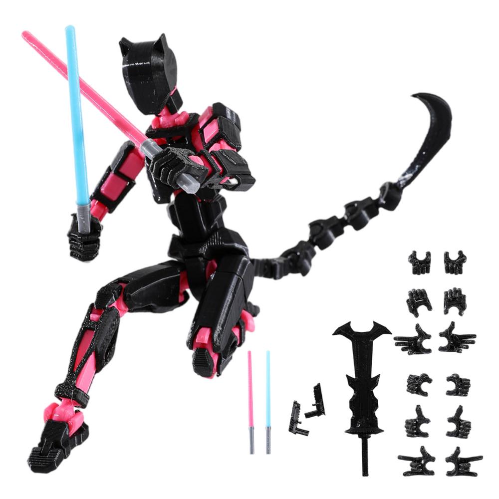 3D-печатная фигурка 13 см Dummys с подвижными суставами, игрушки-украшения, робот-трансформер, манекен Action Man, игрушки-антистресс для мальчиков, подарки