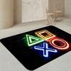 Gamer Style Entrance Doormat - Nordic Inspired Home Mat for Bathroom Toilet Bedroom Hotel Decor with Controller Pattern Design