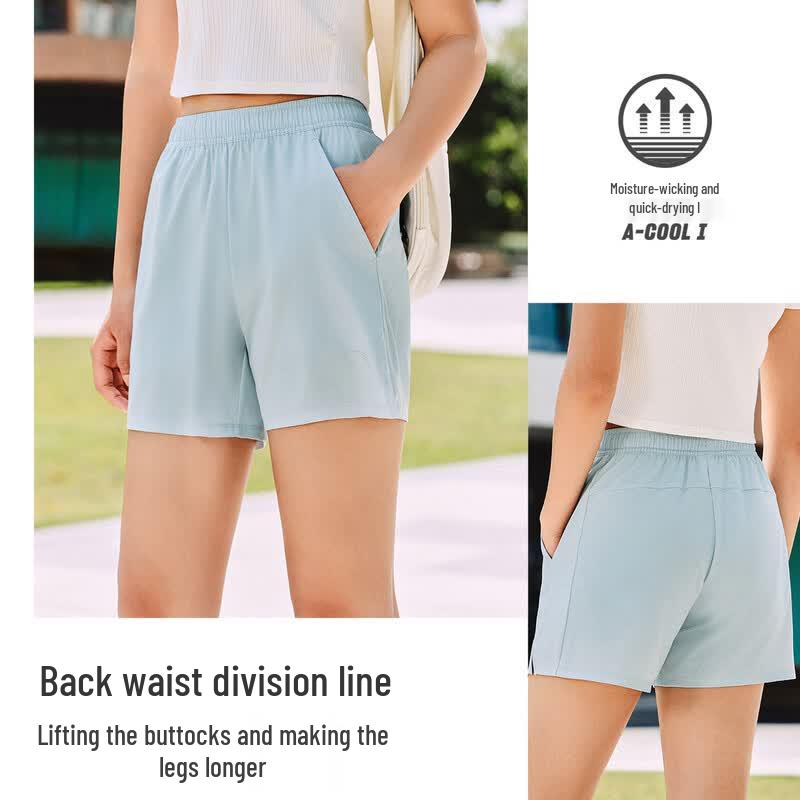 Anta Women's Quick-Drying Woven Sports Shorts