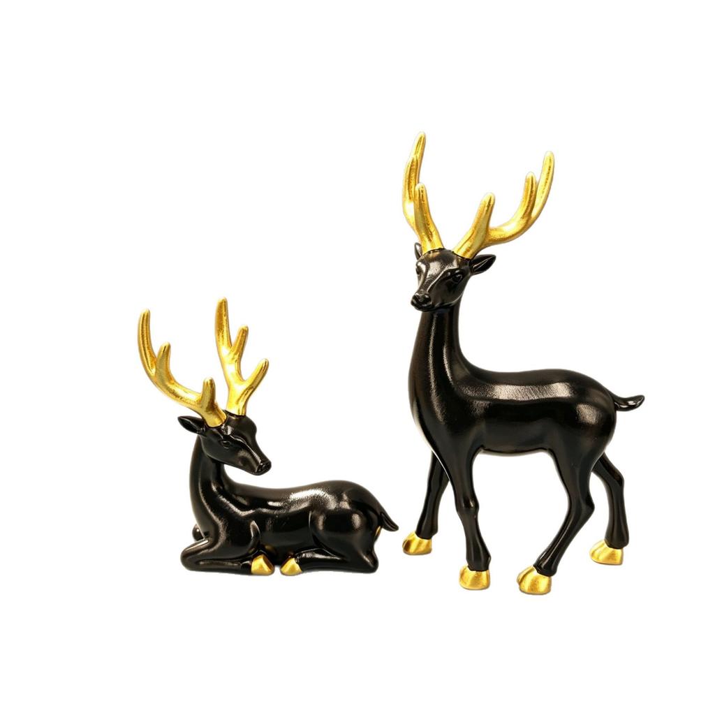 Nordische Licht Luxe Eland Rendier Beeldjes Woondecoratie Moderne Woonkamer TV-meubel Wijnkast Tafelblad Herten Beeldjes Ornamenten
