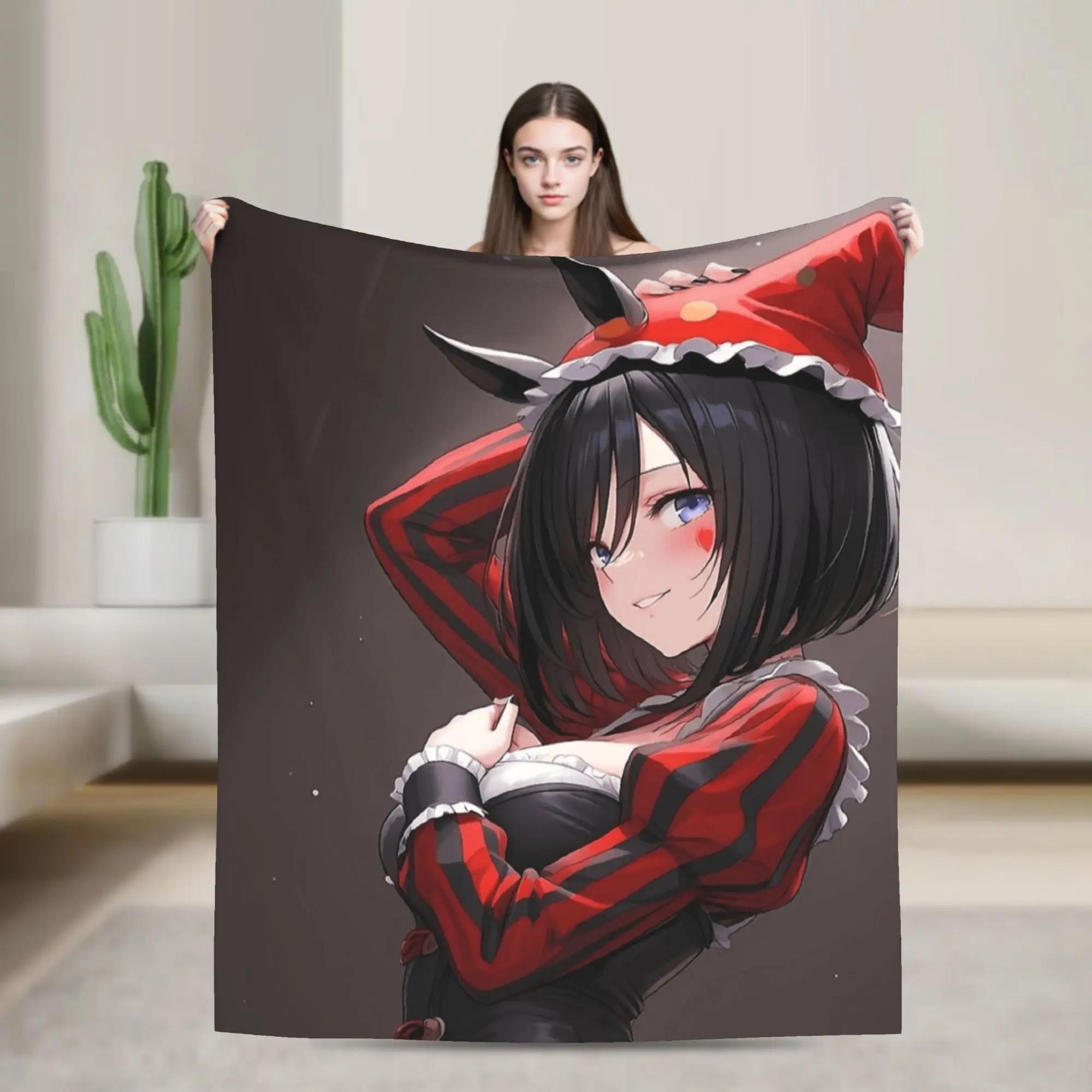 Eishin Flash Uma Musume Pretty Derby Waifu Festive Spotlight Beauty Warm Flannel Throw Blanket for Girls Plush Bedspread Cozy Bl 100x150cm