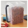Large Food Storage Container 46 Cup Kitchen Canister with Handle and Pour Spout BPA Free Plastic Stackable Pantry and Pet Food