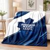 Toronto Maple Leafs Spausduotas Flanelinis Antklodas Šiltas Komfortas Lovos Užtiesalas Namų Interjero Dekoro