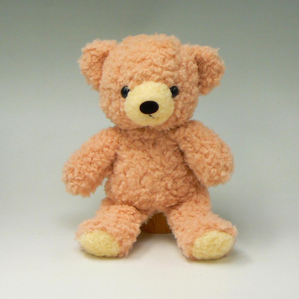 Doshin Original Made in Japan Fluffy Bear Plush Size 21cm Rose Toy, S, Tall,