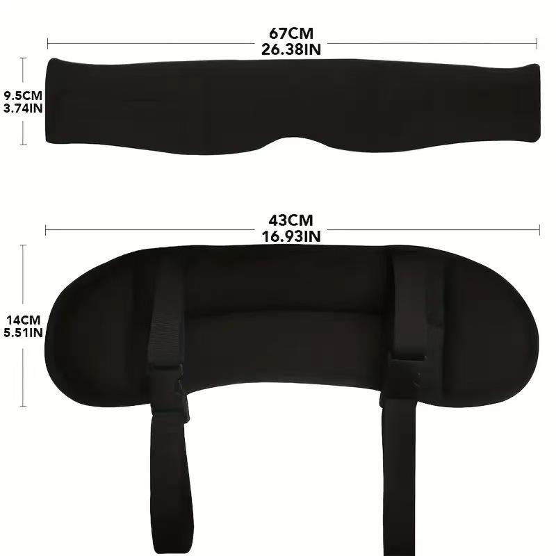 Travel neck pillow with eye mask breathable for sleep with integrated fixation and support light - blocking eye mask