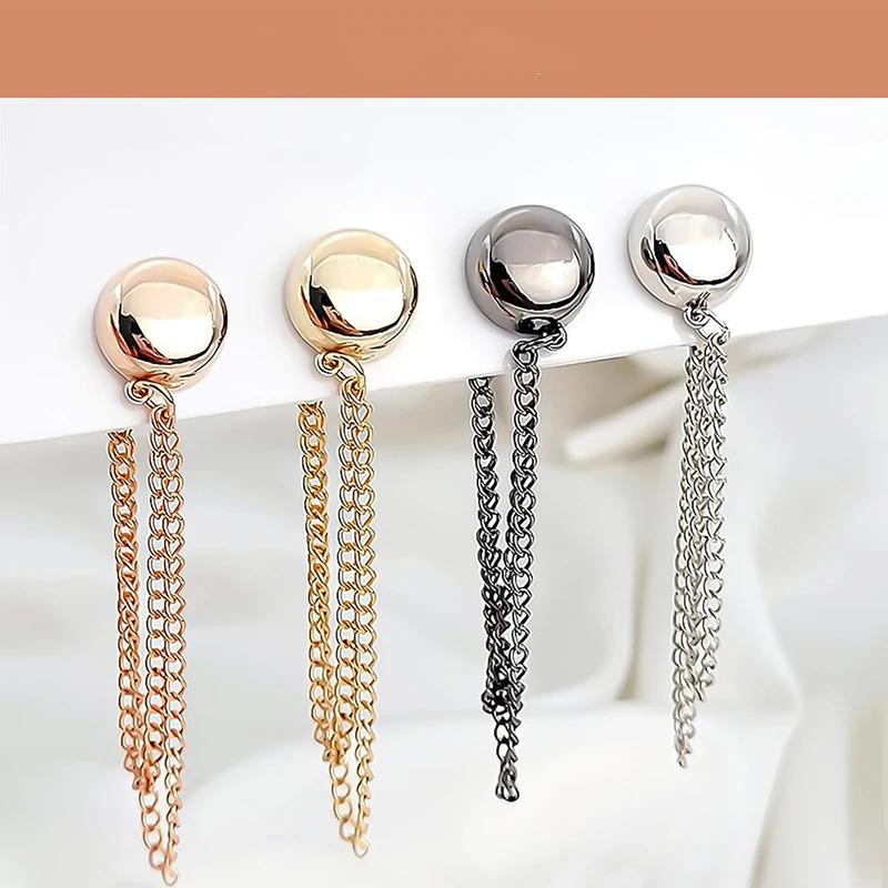 4-Piece Magnetic Clothing Clips – Multi-Purpose No-Pin Clips for Hemming, Pants & Women's Garments