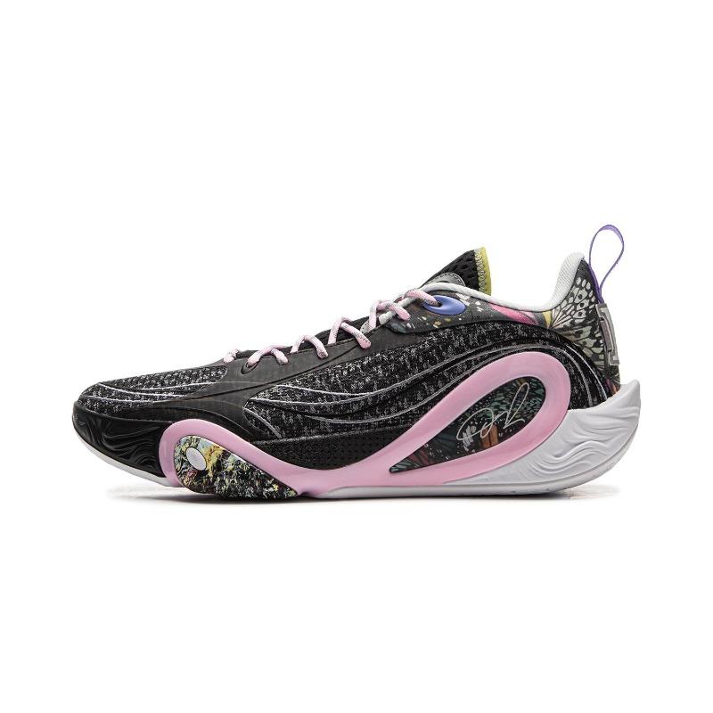 Li-Ning DLO1 Butterfly D'Angelo Russell 1st Gen Men Low Top Basketball Shoes Black Gray ABPV009-5