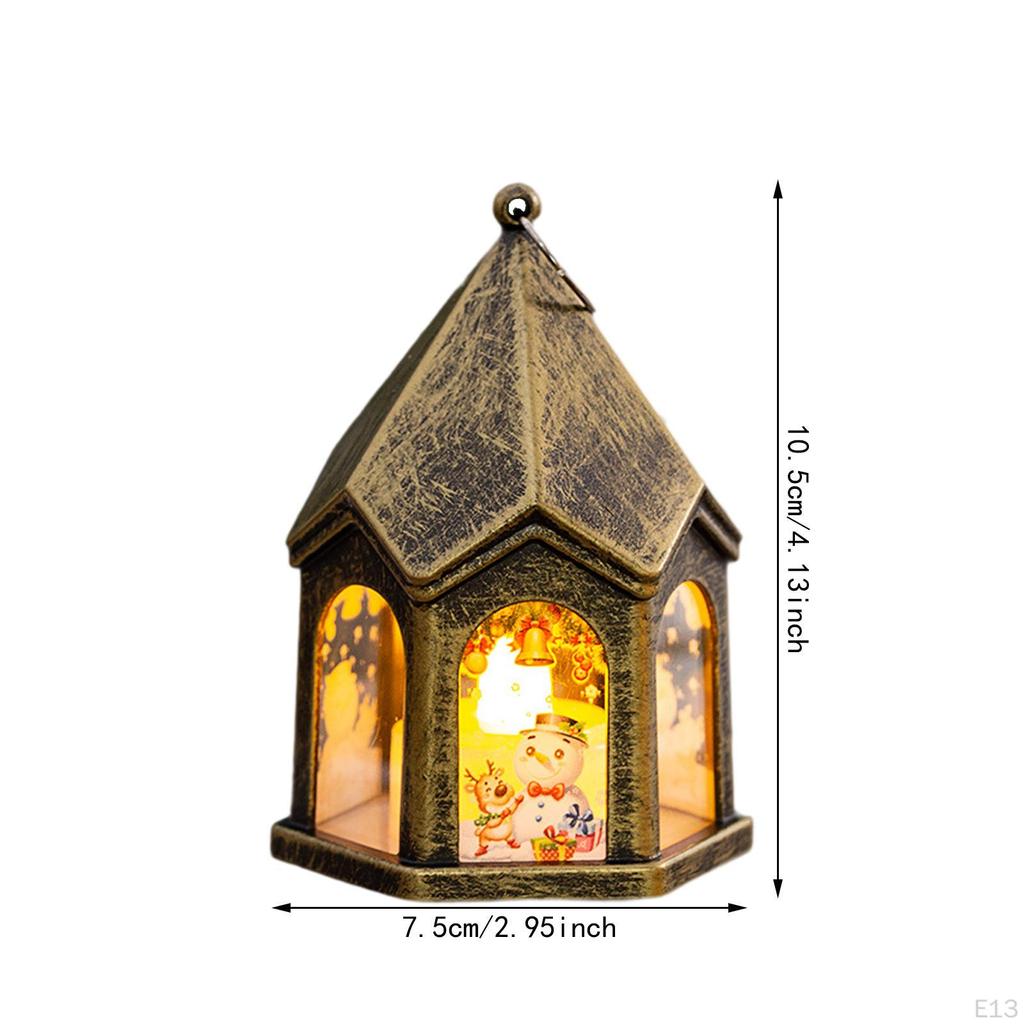 Christmas Night Light Decoration Statue Desktop Holiday Creative Ornaments Sculpture Small