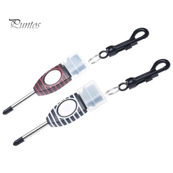 Efficient Club Cleaning Brush Golf Double-Headed Flexible Bristles Sharp Tip Stainless Tool Steel Shaft Groove Scrubber Cleaner Accessories Durable