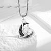 Triquetra Moon Phase Pendant Necklace - Celtic Knot, Titanium Steel, Vintage Style