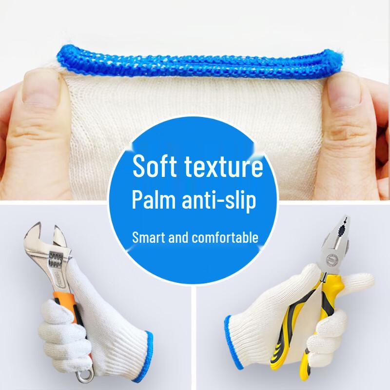 Heavy-Duty Disposable Cotton Work Gloves