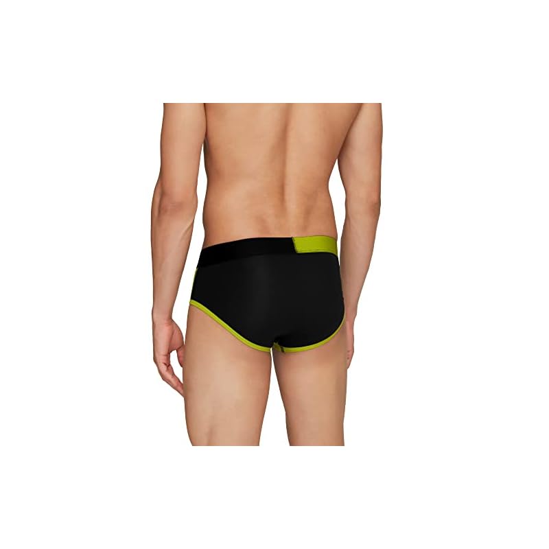 Xyxx Men' Underwear Dualist Intellisoft Antimicrobial Micro Modal Brief Pack Of ( & Steel ; Iris & Br