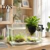 Freshwater Tank Planter Aquarium Plant Holder, Top Hanging Fish Planting Basket with Screw Clamp for Anubias, Aquatic Plants Floating