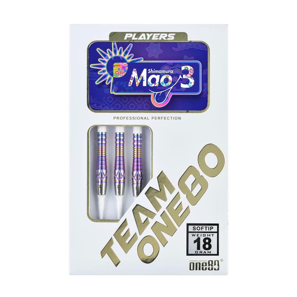 One80 Mao Shimamura 2BA 18g Darts Mao Shimamura Model Ver.3 Set,