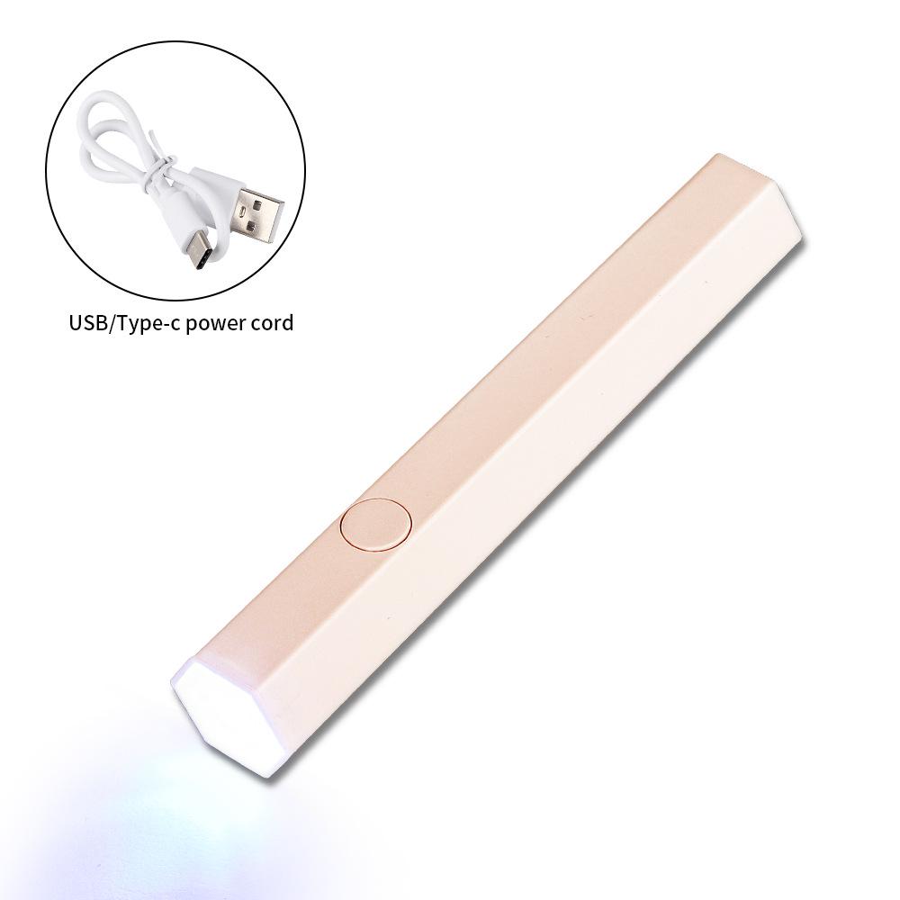 

Быстросохнущая лампа для ногтей с 6 светодиодными бусинами для полимеризации гель-лака оранжевый