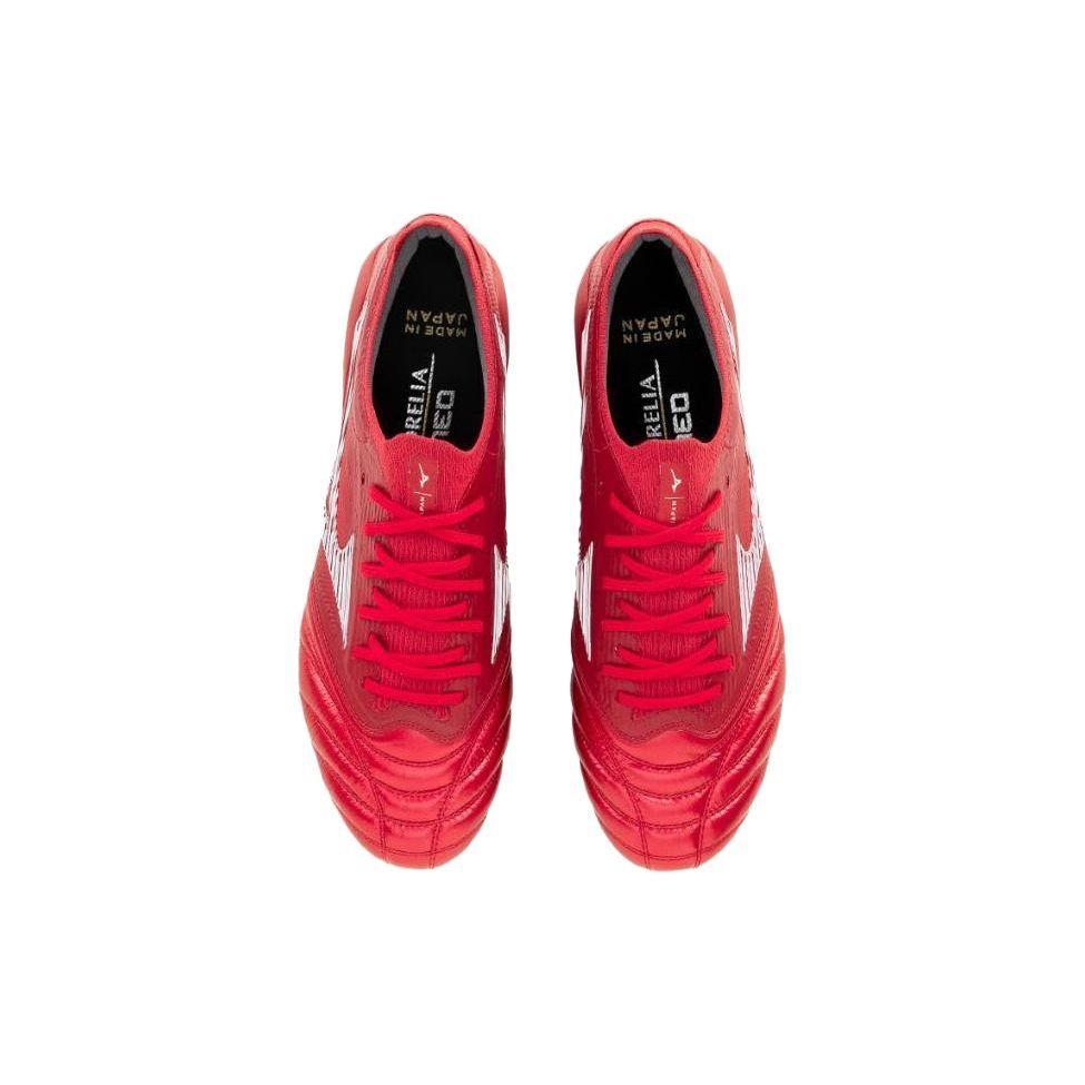 Mizuno Morelia Neo III Beta Japan Mij Firm Ground Soccer Shoes Men Soccer Shoes Red P1GA229060