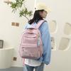 Lightweight Student Schoolbag Letter Print Water-Repellent Backpack Women's Large Capacity Backpack
