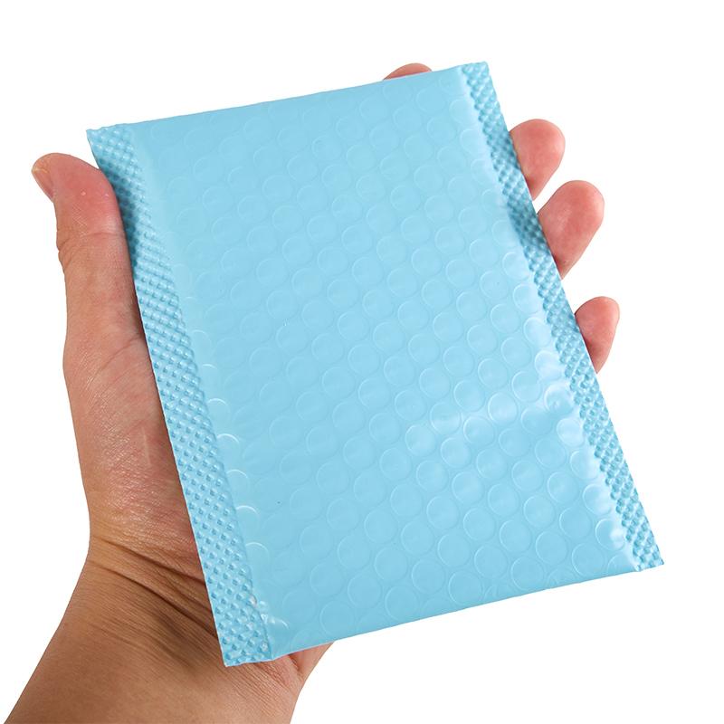 10Pcs 15X11Cm Light Blue Bubble Mailers Self-Seal Shipping Padded Envelops Bags