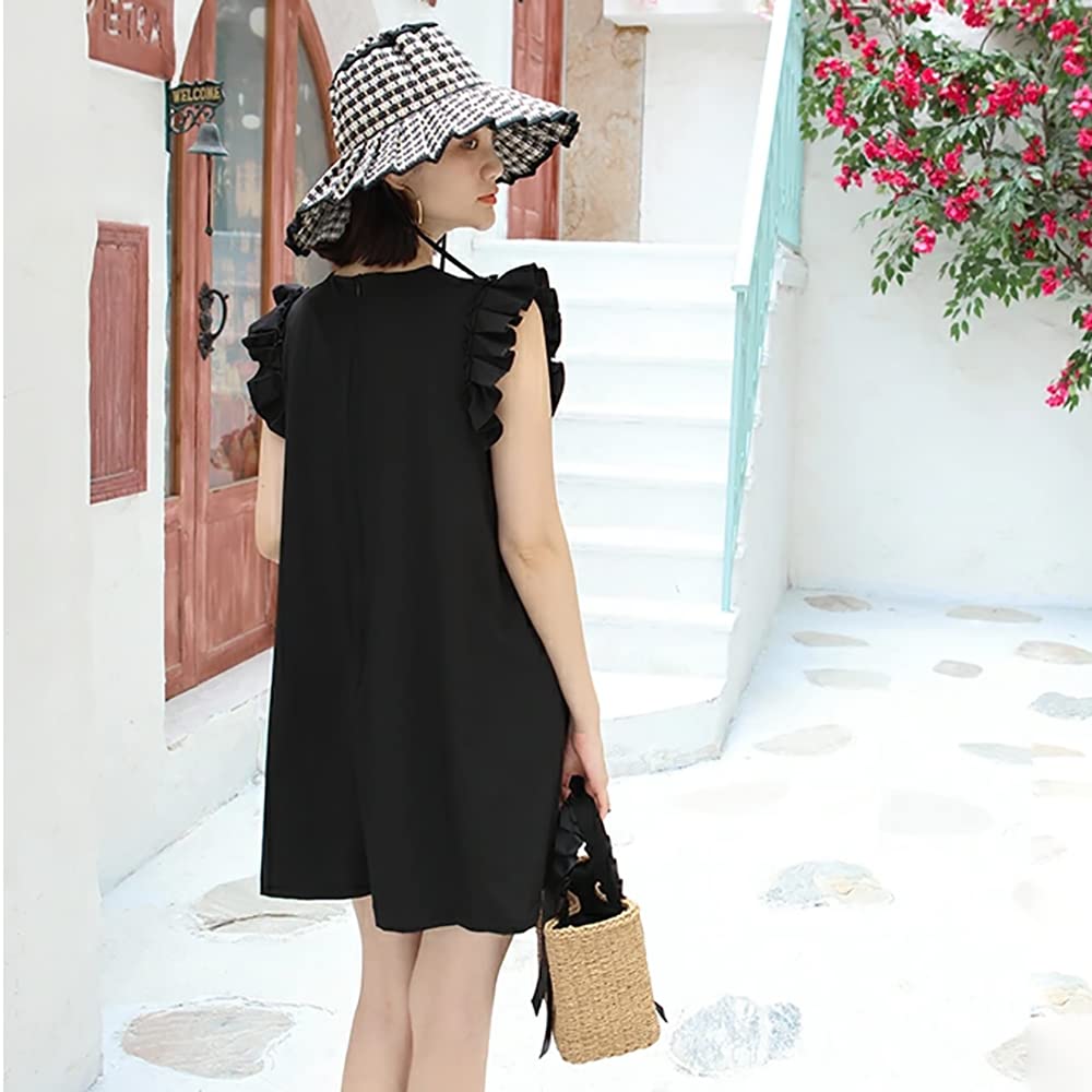 Rashguard for Swimsuit for UV With Pockets [YOUHA] Women, All-in-One, Amphibious, Women, Body-Concealing, Shorts, Cute, Stylish, Beach, Pool, Ruffles,