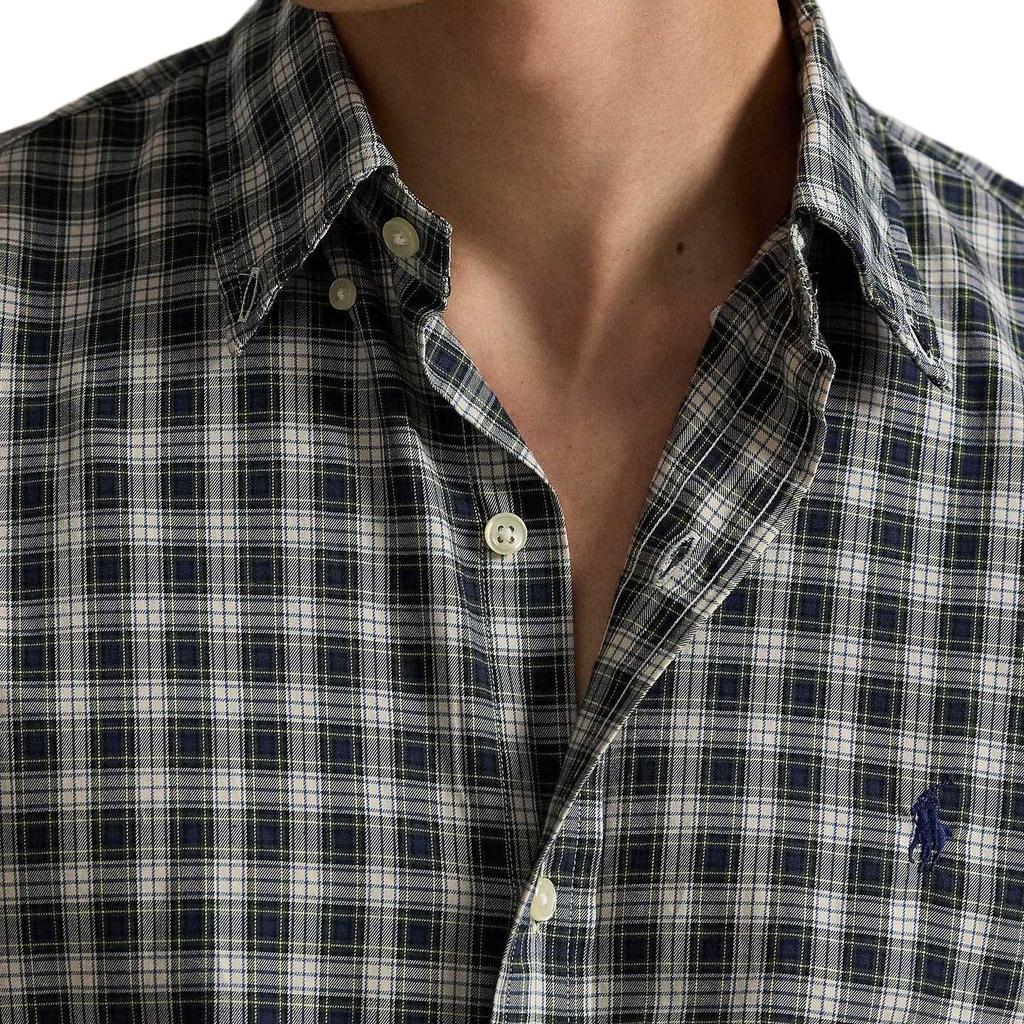 Polo Ralph Lauren FW25 Kariertes Twill-Langarm-Besticktes Hemd Herrenhemden MNPOWOV16824560-400