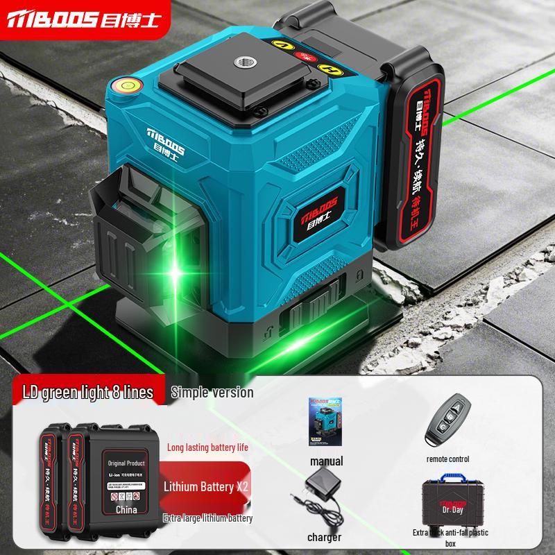 2025 High Precision Infrared Laser Level: Outdoor Automatic Leveling with Fine Line and Strong Light