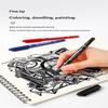 10Pcs Double-Tip Permanent Paint Marker Pens Ink For Plastic Wood Stone Metal Glass Doodling Marking Graffiti Art Set