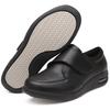 Youyun Men's Air Cushion Leather Shoes: Casual, Warm, and Easy-Fit Design for Middle-Aged and Elderly.