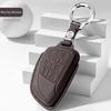 Key Fob Cover with Keychain Leather Full Protection Key Shell Case for Buick Envision Plus Car Keys
