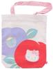 Maeda Senko Goshiki X Hello Kitty Tote Bag A4 Vertical Camellia KT Hanpu-do "KYOTO JAPAN"