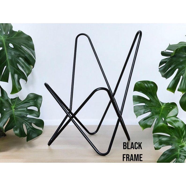 Leather Butterfly Chair, Cowhide Leather, Hair-On Leather Butterfly Chair, Living Room Chair, Gift for him, Gift for her Arm Chair, Chairs