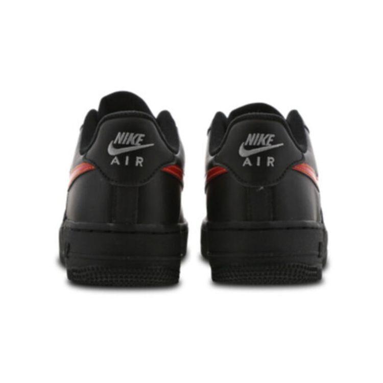 Nike Air Force 1 Low 07 LV8 Czarny Magma Pomarańczowy (GS) Damskie Trampki CV9637-001