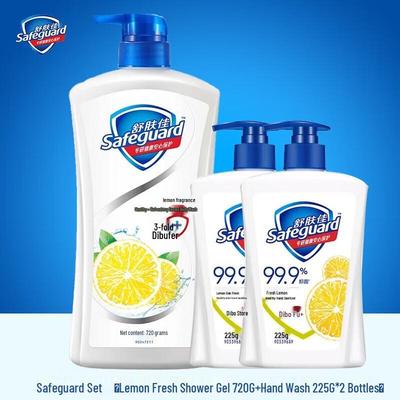 Safeguard Lemon Fresh Body Wash and Hand Soap Set