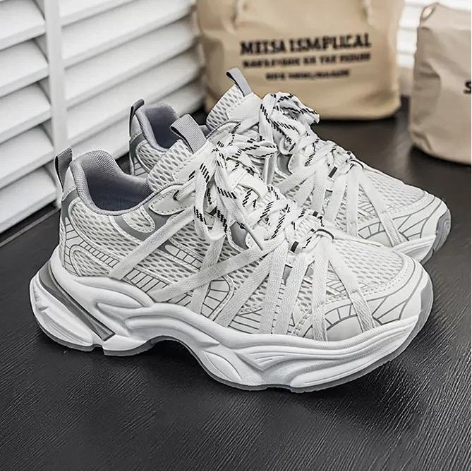 Four-season Best-selling Breathable Mesh Sole Sports Casual Running Shoes Old Man Shoes Size 39-44