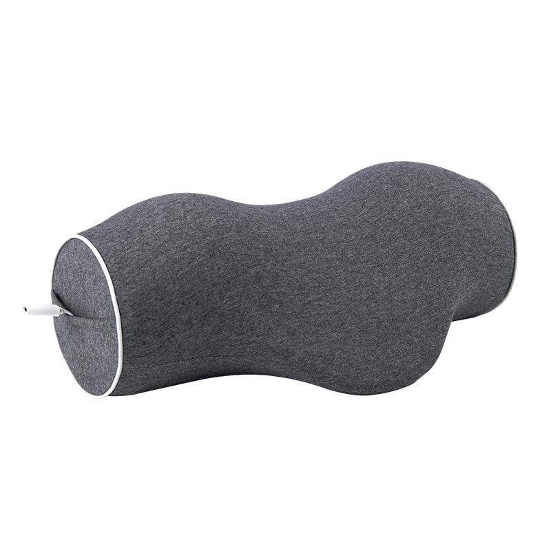 Cervical Traction Pillow with Heating, Memory Foam Core, and Neck Protection