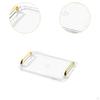 Elegant Bathroom Serving Tray, Modern Vanity Tray